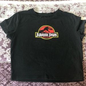 Jurassic park crop top